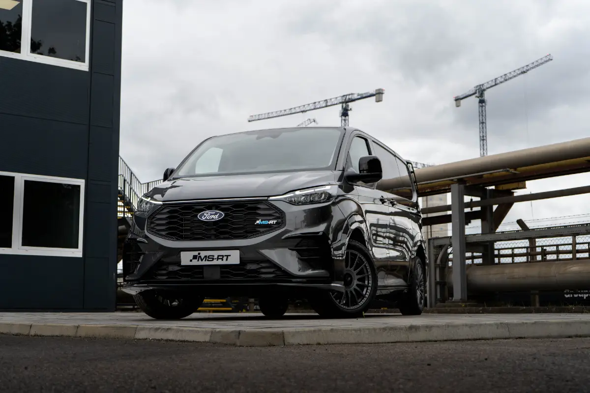 custom MS-RT parked at a work site