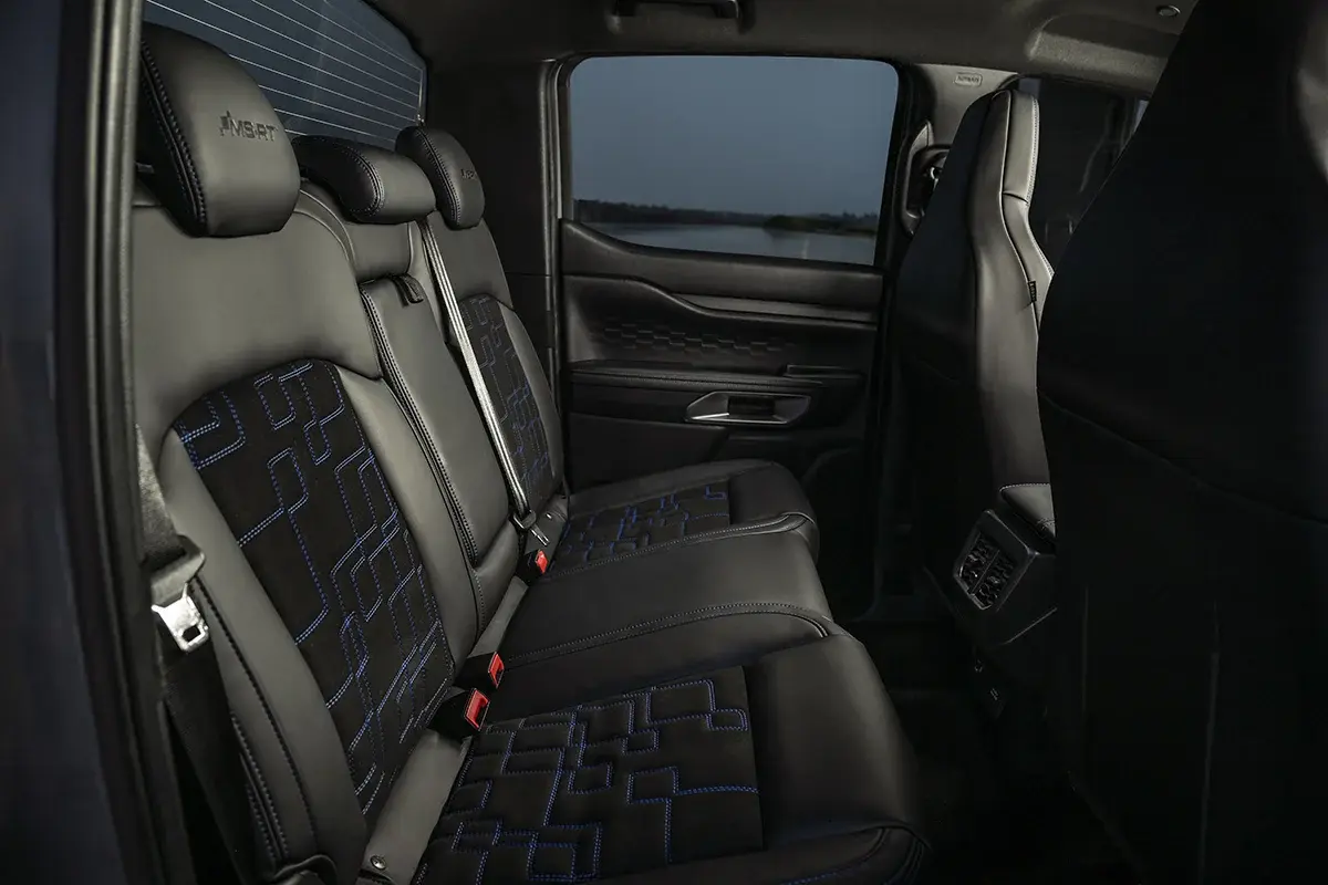 Hand-crafted exclusive MS-RT Eco-Leather and Suede interior